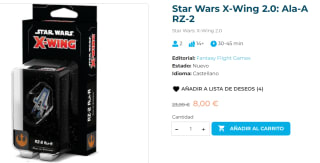 Star Wars: X-Wing 2.0 - ALA-A RZ-2 por 8€