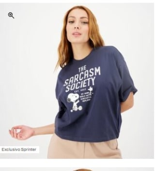 Camiseta de mujer Snoopy por 6,99€