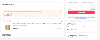 Consola Nintendo Switch Lite Zelda Hyrule por 160€
