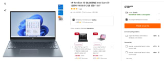 HP Pavilion 15-EG2005NS Intel Core i7-1255U/16GB/512GB SSD por 690,65€