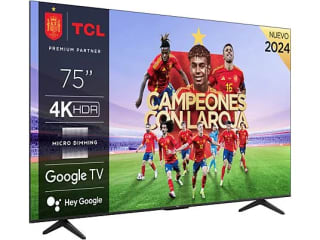 TV LED 75" TCL 75P655, UHD 4K, Quad Core, Smart TV por 445,45€