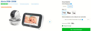 Alecto DVM200M - Babyfoon met Camera voor €126 bij Coolblue