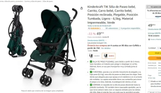 Silla de paseo Kinderkraft TIK por 49.99€