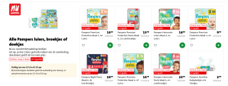 2 + 3 gratis op alle Pampers luiers, broekjes of doekjes bij de Jumbo