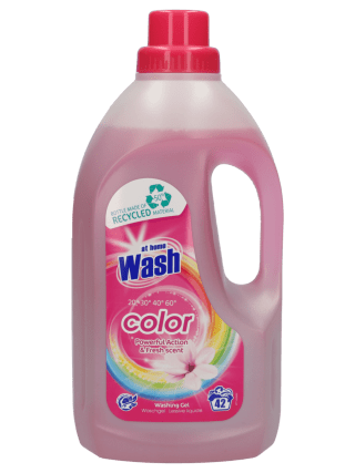 6 flessen vloeibaar wasmiddel 1,5 liter voor € 14.99 bij de Wibra