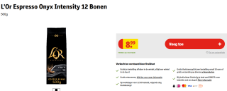 Douwe Egberts L'Or Espresso Forza Koffiebonen 500g voor €8,99 bij Kruidvat