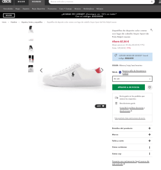 Sneakers de cuero POLO dRALPH LAUREN Sayer Sport a solo 65,62€
