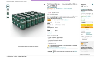 Cerveza Voll-Damm Paquete 24 x 33 cl por solo 14,44€