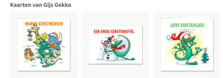 Gratis Gijs Gekko Kaart naar keuze dmv code via Kaartje2go inclusief postzegel