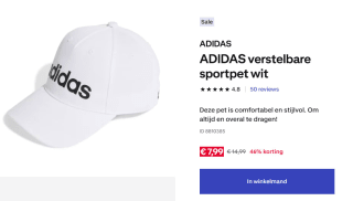 adidas Sportswear Daily Pet voor €7,99 bij Decathlon