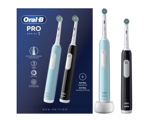 Oral-B PRO Serie 1 Dos cepillos + Dos cabezales por solo 31,99€ (Nuevos usuarios por 19,19€)