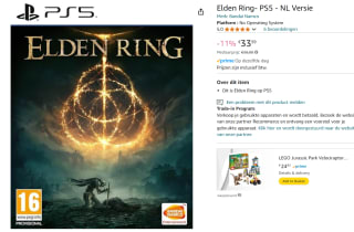 Elden Ring voor de PS5 voor €33,99 bij Amazon