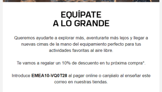-10% descuento para nuestra próxima compra