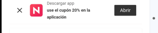 -20% descuento si descargas la app