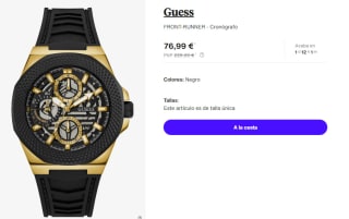 Reloj Cronografo para Hombre Guess FRONT-RUNNER por 76.99€