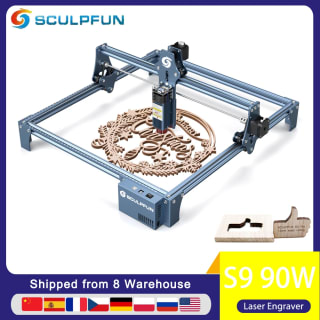 Cortadora-Grabadora CNC Láser S9 por 286€