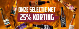 25% korting op speciaalbier bij Mitra