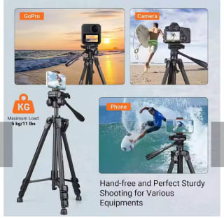 Trípode de cámara profesional TACKLIFE 48-150 CM por 14€