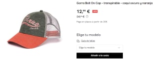 Gorra Ternua Bolt On Cap por 12.99€