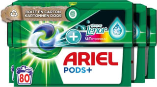 Ariel Wasmiddel Pods + Touch of Lenor – 4 x 20 Wasbeurten – Voordeelverpakking voor €14,99 bij Bol.com