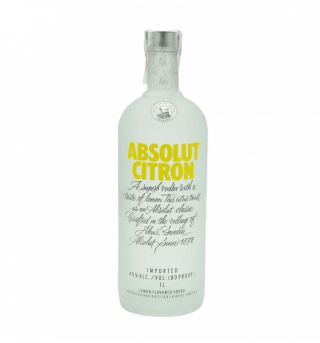 Absolut Vodka Citron 1 Litro por 10,75€.