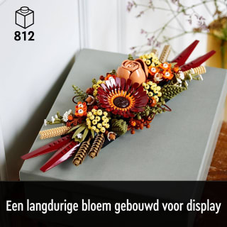 LEGO Icons Gedroogde Bloemen Bloemstuk voor €33,63 bij Amazon