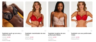 Hunkemoller sujetadores desde solo 10€