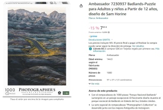 Puzzle Ambassador Badlands por 7,83€