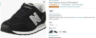 New Balance 373 sneakers voor €36 bij Amazon