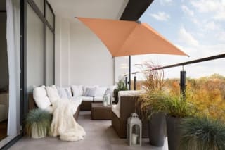 Leco - Parasol - 160x200 cm - 30° Kantelbaar - UV-Beschermend voor €29 bij Timco voordeelmarkt