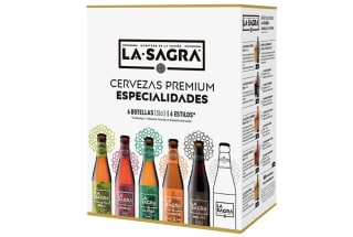 La Sagra Pack Degustación 6 Estilos Caja de 6 botellas de 330 ml por solo 5,50€