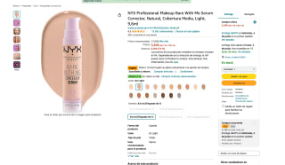 Corrector NYX Professional Makeup Bare With Me Serum Natural Cobertura Media Light 9,6ml por 4,63€