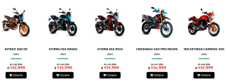 Varias Motos con descuento en Vento Outlet