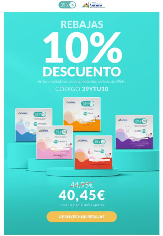 10% dto en PROBIÓTICOS 39yTu