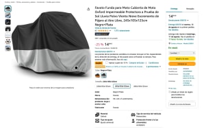 Funda Protectora para moto Oxford Impermeable por solo 13,49€