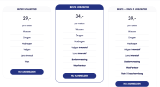 Onbeperkt autowassen voor €5 bij CarwashPlus