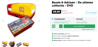 Bassie & Adriaan - De Ultieme Collectie (DVD) (28 DVD caravanverpakking) voor €99,99 bij Boekenvoordeel