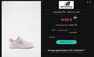 Recopilación zapatillas New Balance desde solo 13,90€
