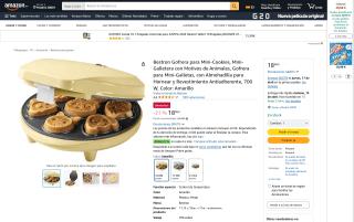 Gofrera con Motivos de Animales por 18,08€