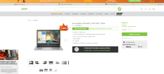 Portátil Acer Aspire 3 por solo 466,50€