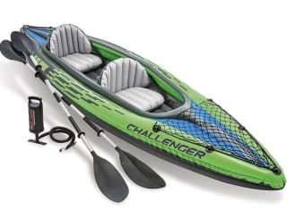 intex Challenger K2 Kayak incl. Hand Pump + aluminium oars