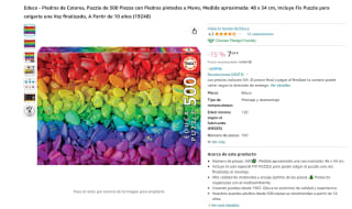 Puzzle de 500 piezas modelo Piedras de Colores marca Educa Borras por 7,64€