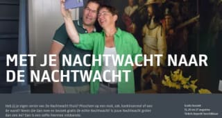 Met je nachtwacht gratis naar het Rijksmuseum