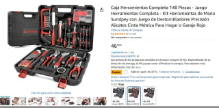 Caja Herramientas Completa 148 Piezas por solo 36,65€