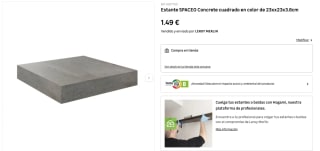 Estante SPACEO Concrete cuadrado o rectangular desde solo 1,49€
