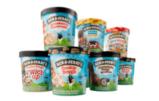 50% korting op alle smaken Ben & Jerry's Ijs bij de Plus