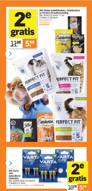 Albert Heijn Hamsterweken veel producten de 2de gratis