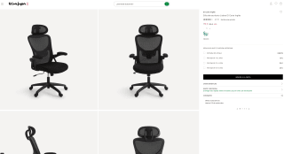 Silla de escritorio Lisboa El Corte Inglés por solo 110€