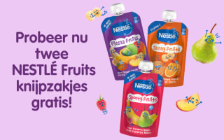 2 Nestlé Fruits Knijpzakjes gratis na cashback