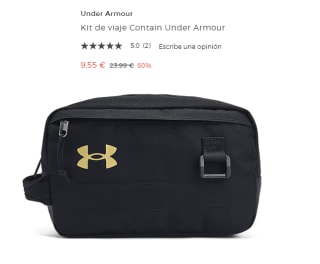 Kit de viaje Contain Under Armour por 9.55€